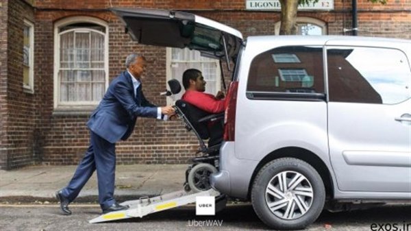 کاربران صندلی چرخدار در لندن می‌توانند تاکسی مخصوص بگیرند
