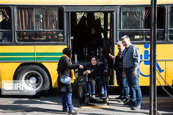 استفاده نیم‌­بها افراد با معلولیت شدید از حمل و نقل برون شهری 